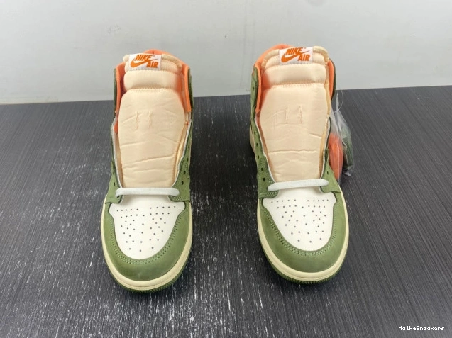 MaikeSneakers Celadon Air High Jordan 1 FB9934-300 OG Craft 0626